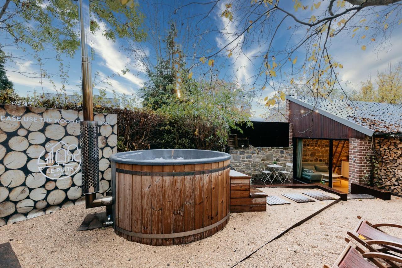 オベル Tynil Saint Jean: Renovated Old Barn + Nordic Bathヴィラ エクステリア 写真