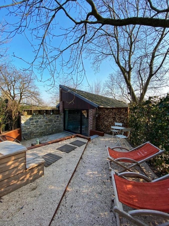 オベル Tynil Saint Jean: Renovated Old Barn + Nordic Bathヴィラ エクステリア 写真